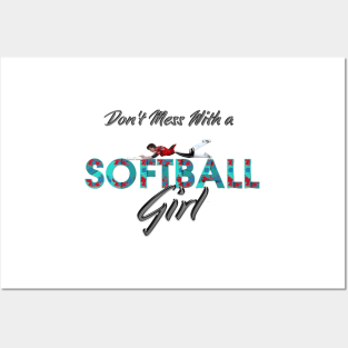 Softball Girl Posters and Art
